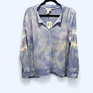 ✨NWT FOR THE REPUBLIC Cloud Tie Dye Pullover Sweater Size LARGE